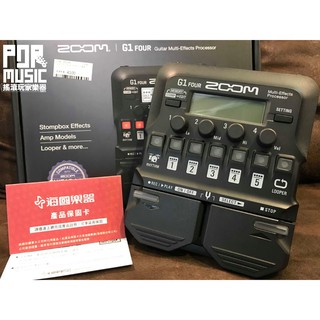 【搖滾玩家樂器】全新 公司貨 免運 ZOOM G1 FOUR 4 綜合效果器 效果器 G1 吉他效果器 電吉他 效果器