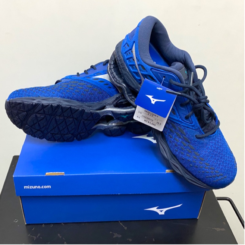 MIZUNO WAVE CREATION 21 美津濃 男 慢跑鞋 小八 經典 (J1GC200110)