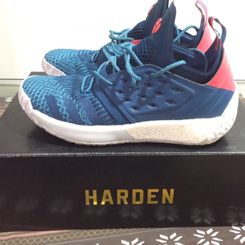 二手美品 90% new Adidas harden vol. 2 US10.5 尺寸：28.5cm 台灣公司貨 便宜賣