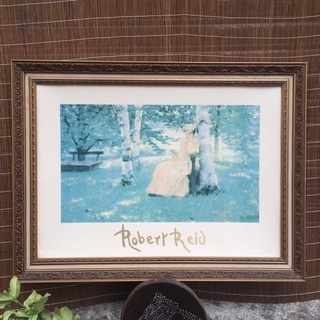 🇺🇸 美國 印象派畫家 Robert Reid 印刷畫Reverie 81.5*61 印象派畫 複製畫 羅伯特里德