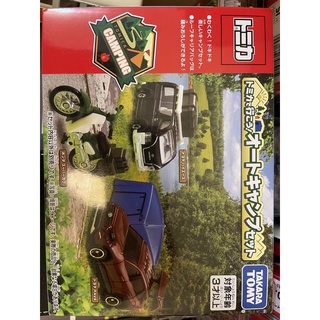 TOMICA 多美 TOMY 露營禮盒 露營車組 RAV4 HIACE Super Cub 小狼