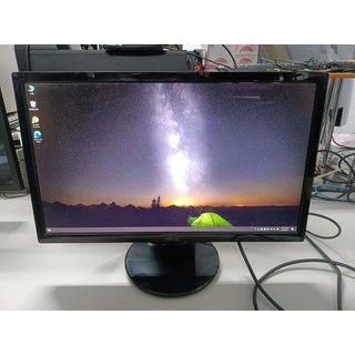 元氣本舖 二手 ASUS 22吋LCD DVI/VGA螢幕(型號VE228) -保1個月