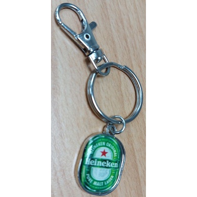 【生活用品】Heineken 海尼根 Silver 星銀啤酒 鑰匙圈