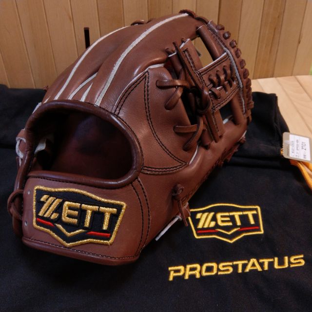 鈴木 ZETT Prostatus 硬式棒球內野手套 BPROG 24 約 11.5 吋