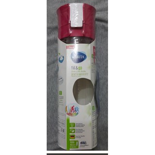 BRITA Fill&Go 隨身濾水瓶(粉紅色)