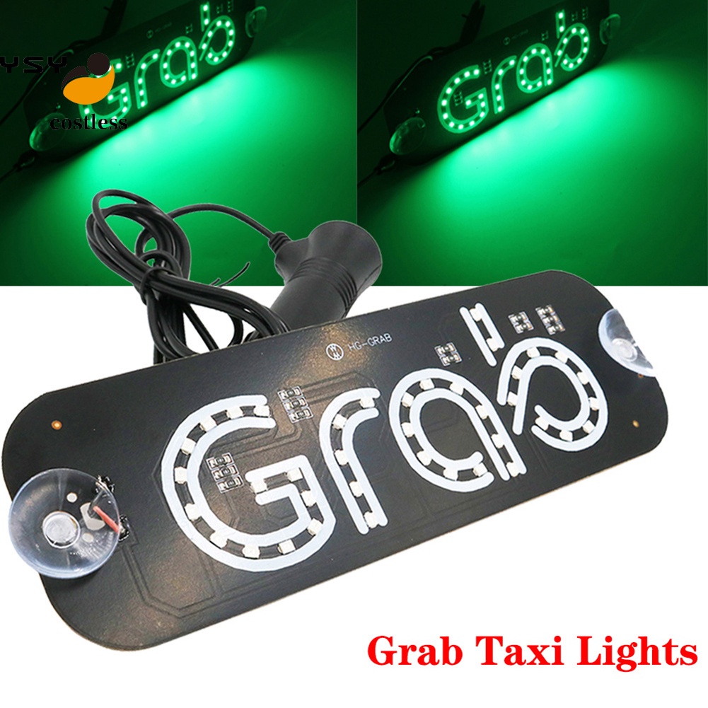 成本 MJJC 12V GRAB 出租車 UBER LIBER LYFT LED 廣告標誌指示燈