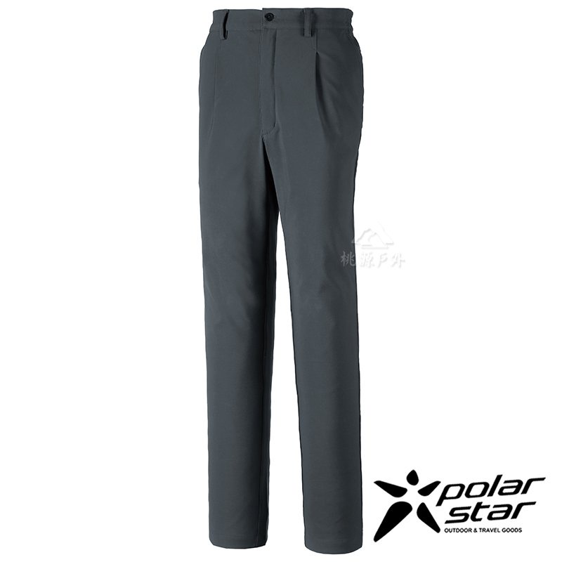 【PolarStar】中性 輕便打褶保暖長褲『鐵灰』P21419