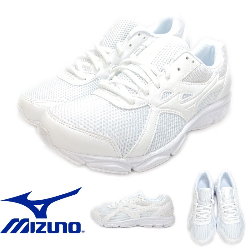 全新  美津濃 mizuno 全白球鞋 情侶鞋 學生鞋