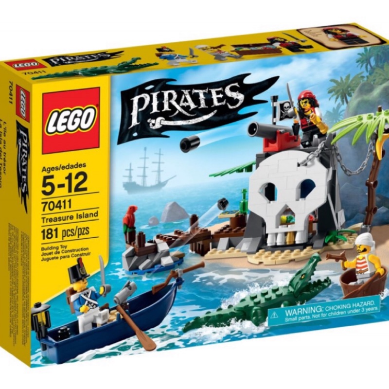 大安區可面交 全新未拆 現貨 正版 LEGO 70411 寶藏島 海盜系列