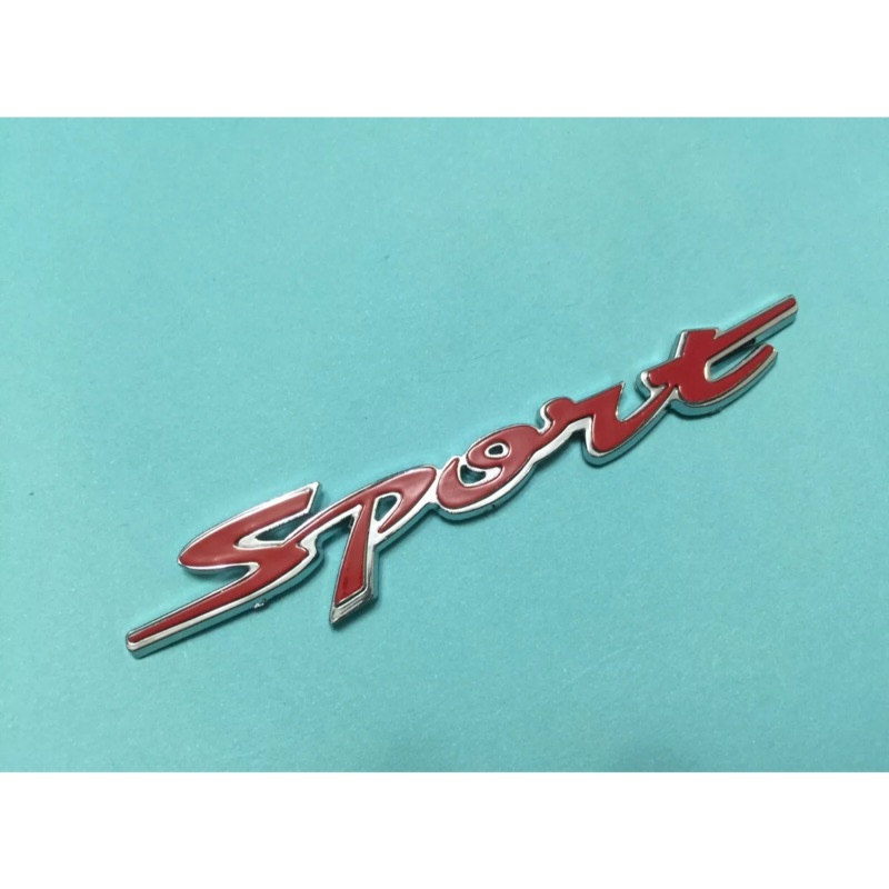 FOR 鈴木 Suzuki “Sport” 字體 紅色烤漆加電鍍 適用 Swift/XL7/SX4/ Wagon R