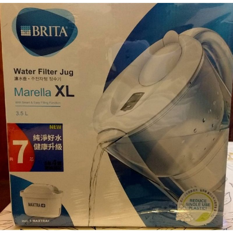 （全新）德國BRITA Marella 3.5L馬利拉濾水壺(含濾芯)