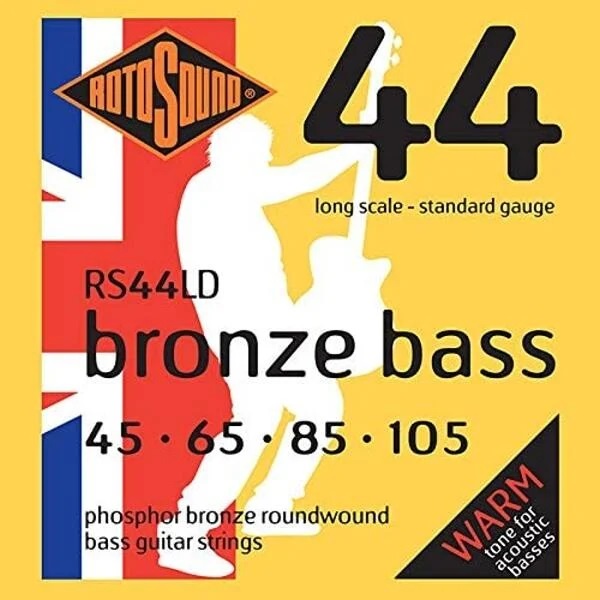 【羅可音樂工作室】ROTOSOUND RS44LD 四弦 木貝斯弦 Bass弦 磷青銅弦(45-105)