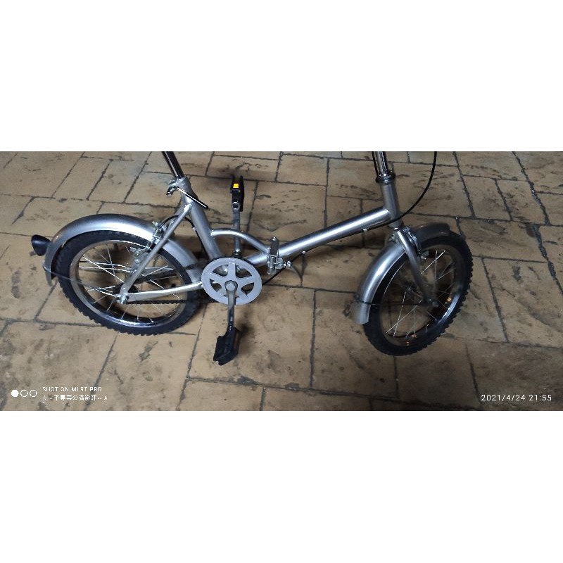 16吋 摺疊腳踏車 單速 小台攜帶方便 超新