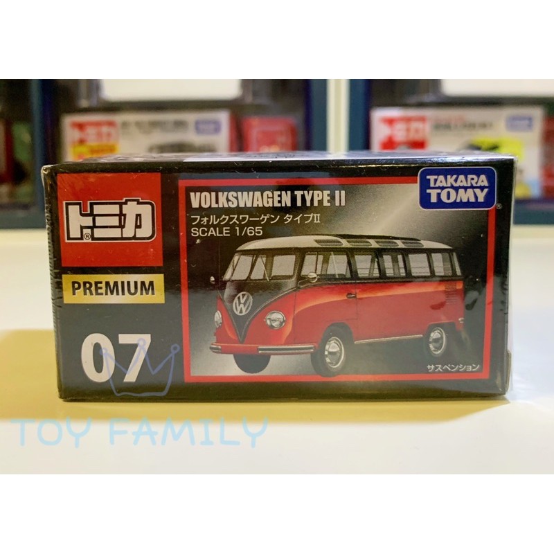 全新 Tomica Premium 黑盒 07 Volkswagen Type ll 福斯 露營車 麵包車