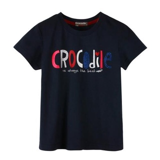 Crocodile Junior 『小鱷魚童裝』533457 貼鑽LOGO T恤 Ggo(G購)