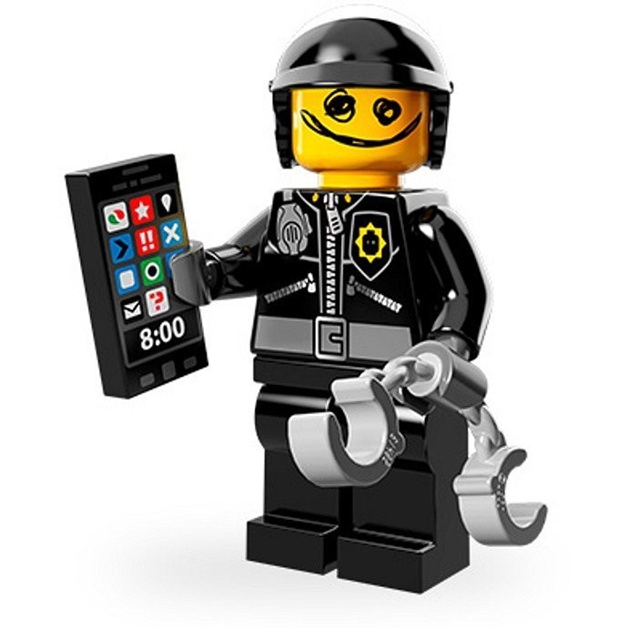 LEGO 樂高 塗鴉版 壞警察 7號 樂高玩電影 人偶包系列 71004