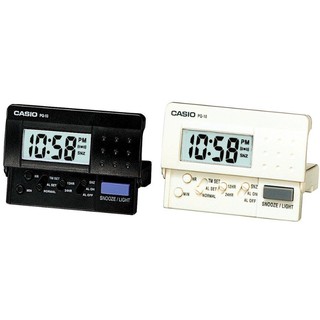 有發票 台灣卡西歐公司貨 CASIO 卡西歐 電子鬧鐘 靜音 PQ-10-7 PQ-10-1 黑白 PQ-10-7R