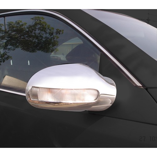 圓夢工廠 Benz W168 A140 A160 A170 A190 97~04 改裝鍍鉻銀後視鏡蓋飾貼 後照鏡蓋保護貼