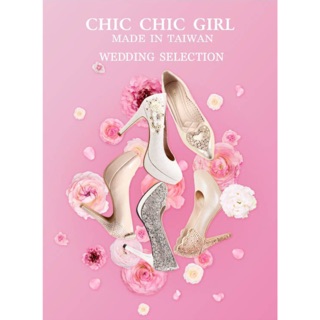 [全新轉賣] CHIC CHIC GIRL 婚鞋系列 高調奢華亮蔥氣墊高跟鞋(金)
