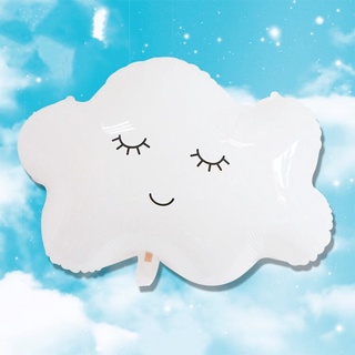 🎈氣球市集🎈現貨【白雲氣球】雲朵氣球 微笑氣球 造型氣球 生日佈置 慶生佈置 收涎佈置 氣球佈置 抓週佈置 求婚佈置