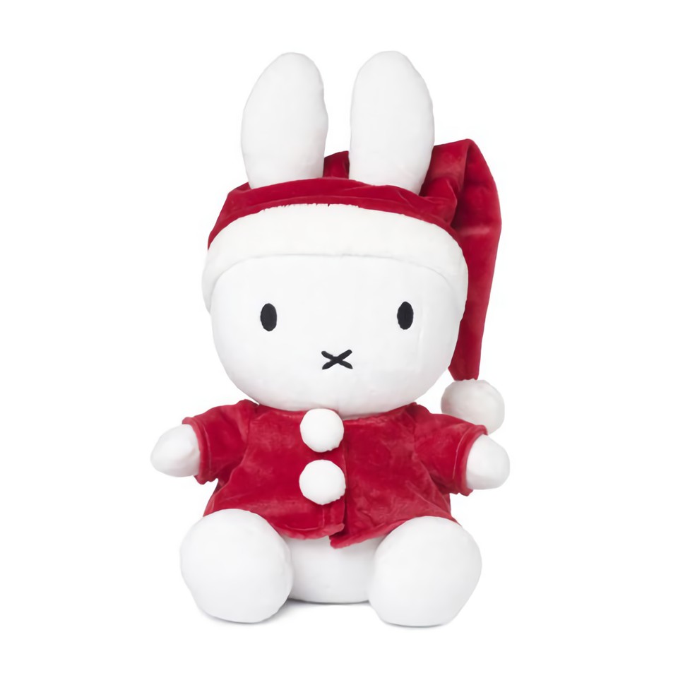 米菲 BON TON Miffy Santa Sitting 米菲兔玩偶/坐姿聖誕老人/ 33cm 誠品eslite