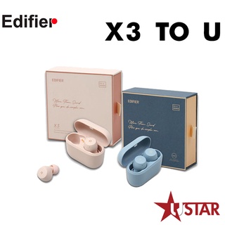 Edifier 漫步者 X3 to-U 真無線藍牙耳機禮盒 藍/粉