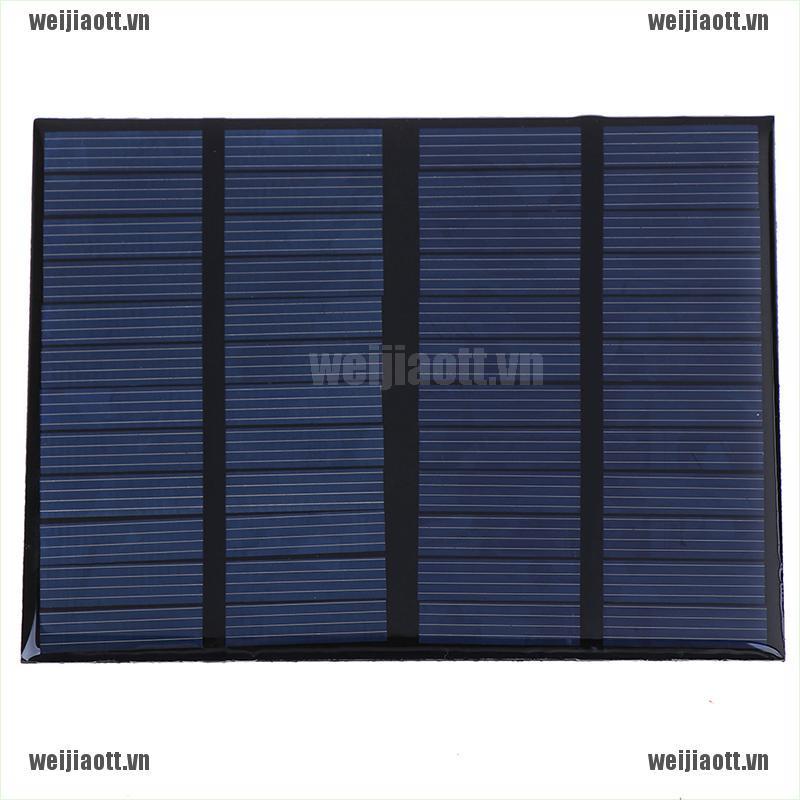 Wejt 12V 1.5W 太陽能電池板標準diy電池電源充電模塊充電器