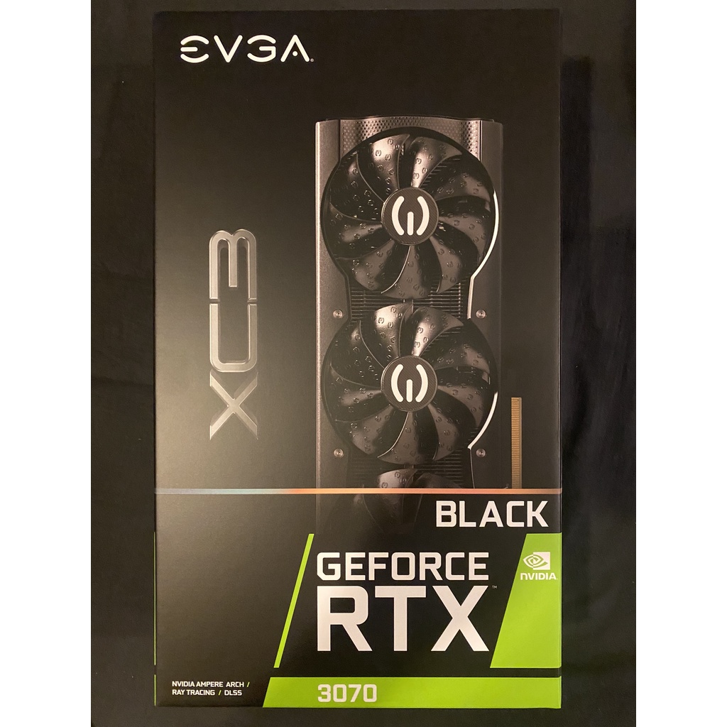 【現貨】EVGA艾維克 GeForce RTX 3070 XC3 BLACK GAMING 8GB 非學生卡