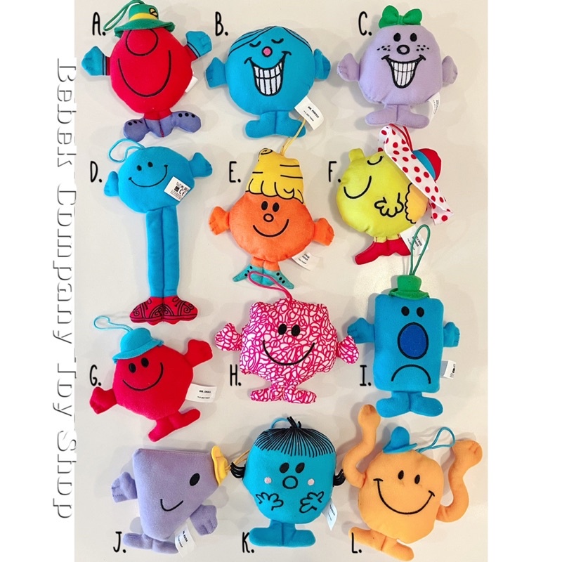 現貨 Mr Men &amp; Little Miss McDonald's toys 奇先生妙小姐 玩具 麥當勞 玩偶 娃娃