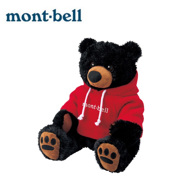 【mont-bell】蒙塔熊玩偶 紅色  # 1124604