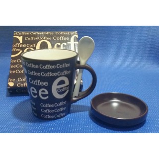 咖啡杯(含杯蓋、附湯匙)禮盒裝