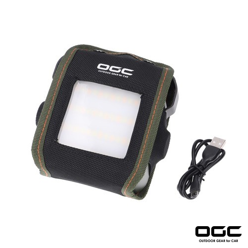 OGC 高亮度LED方形照明燈 / 台灣區總代理 露營用品 野營 戶外燈 釣魚燈 野營燈 應急燈 露營燈 探照燈