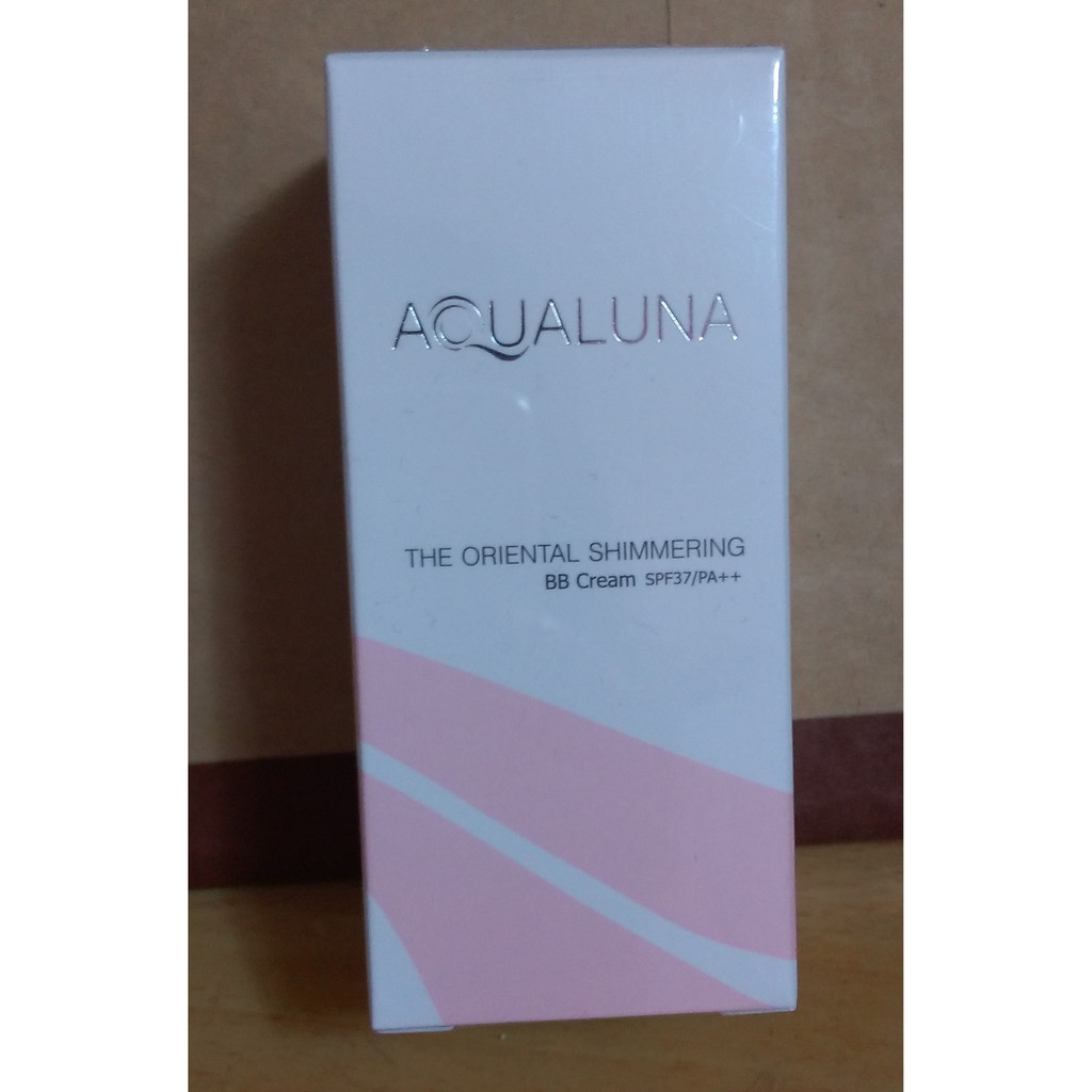 特價出清 韓國蜜光肌美麗霜 AQUALUNA 晶燦粉底霜SPF37 PA++ 45ml