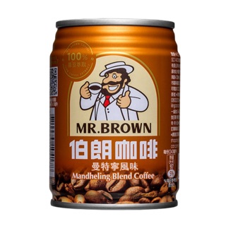 伯朗咖啡罐裝 CAN240ml (曼特寧)24入