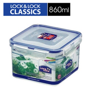 Lock&Lock 樂扣樂扣 正方形微波保鮮盒 (860ml/860cc) HPL-855【家的拼圖】