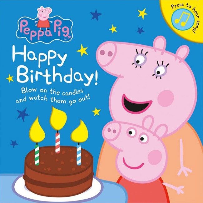 Peppa Pig: Happy Birthday!  佩佩豬：生日快樂（發亮音效書）