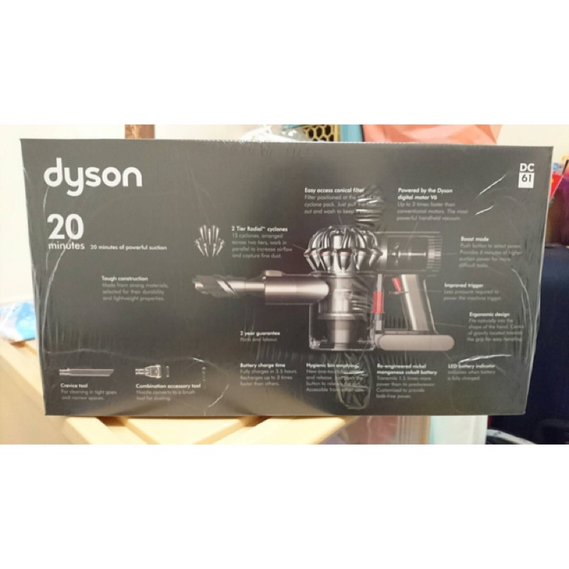 Dyson dc61 手持吸塵器 普通版 灰色 恆隆行公司貨