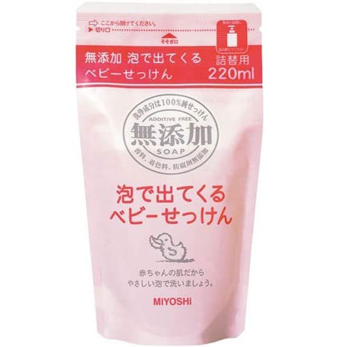 日本製 MIYOSHI 無添加 嬰幼兒泡沫沐浴乳補充包✿