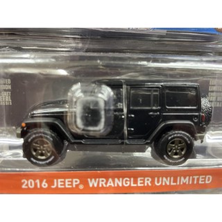 《模王》 1/64 美國綠光模型合金車 2016 吉普 wrangler unlimited