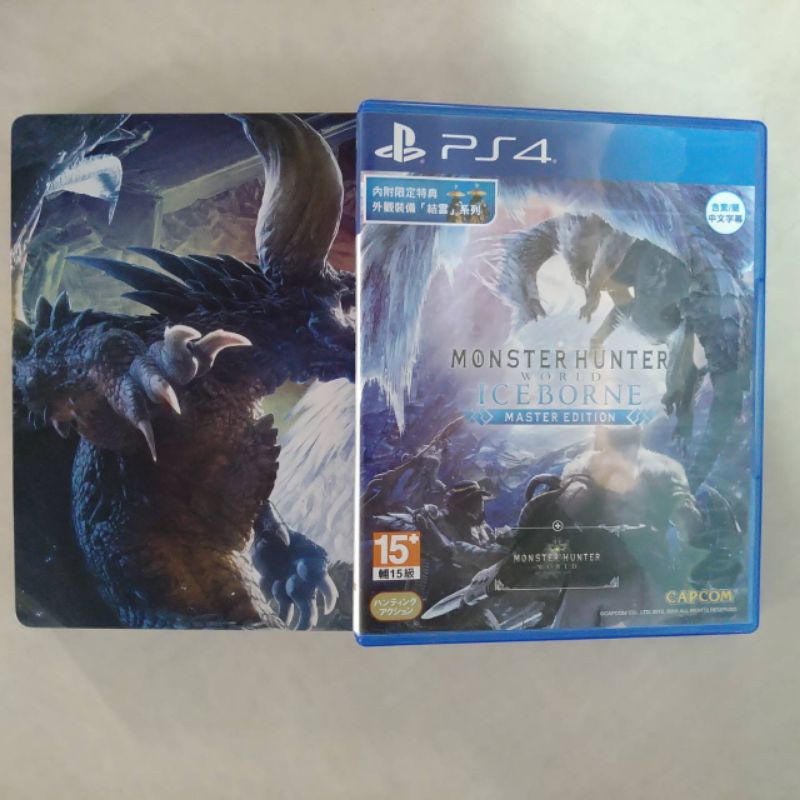 PS4 魔物獵人 世界 冰原 鐵盒版