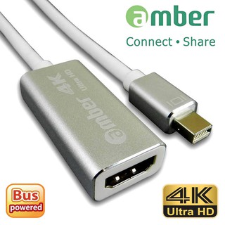 amber mini DisplayPort 轉 HDMI 4K轉接器 (mini DP / Thunderbolt)