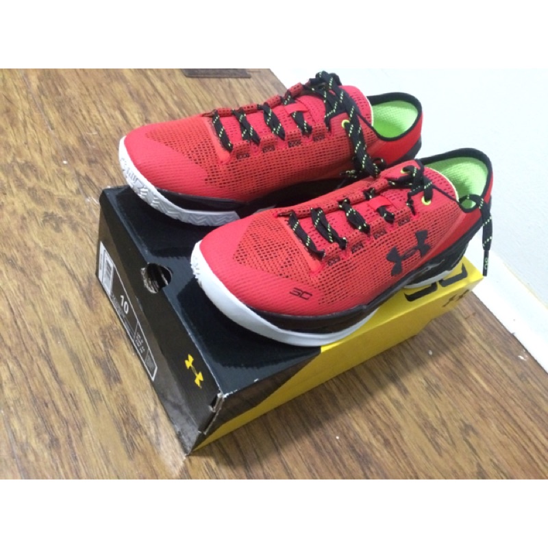 Under armour Curry 2 low 紅 美國帶回