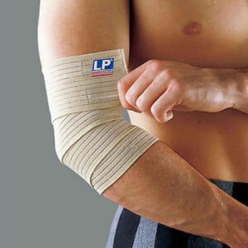 【LP 運動護具】護具 護肘 護手肘 彈性繃帶 LP 632 膚色 肘部彈性繃帶 (1個裝) 不分尺寸