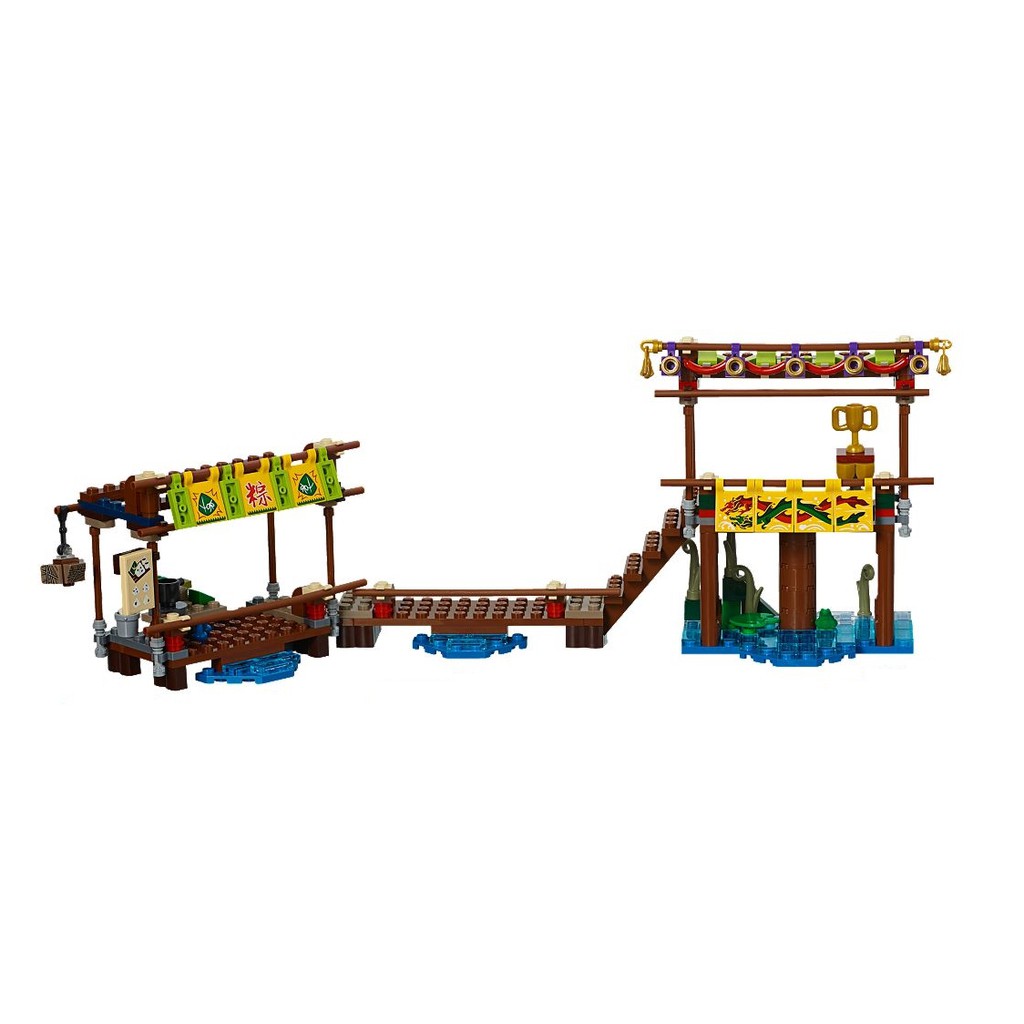 LEGO 樂高 中國節慶 80103 端午節限定 龍舟比賽 拆賣 單售 場景 看台 觀眾席