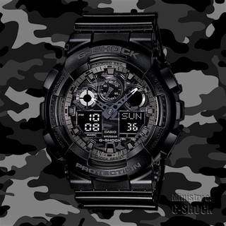 <秀>CASIO專賣店公司貨附保證卡及發票 G-SHOCK新錶 3D錶盤GA-100CF-1A 錶盤採用迷彩紋路