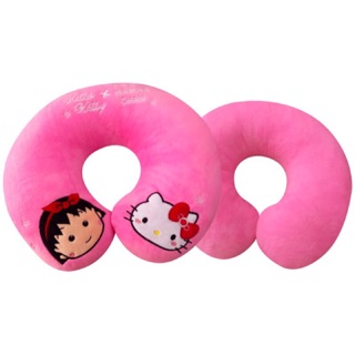 正版授權 小丸子 & Hello Kitty 頸枕 KT-740003