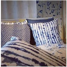IKEA代購 全新絕版品 藍染抱枕套 STRIMSPORRE 靠枕套, 抱枕套 枕頭套 靠墊套 沙發裝飾 客廳裝飾品