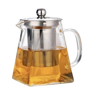 304加厚玻璃鷹嘴泡茶壺 550ml 免運 高硼矽耐熱玻璃茶壺 M6602-1 現貨 廠商直送