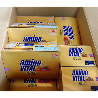 Image of 免運費 買60送禮物 日本味之素 ajinomoto amino VITAL GOLD 4000 氨基酸粉末 BCAA