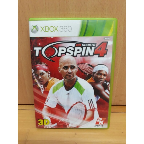 Xbox 360 TOPSPIN  4 職業網球大聯盟 英文版 遊戲片